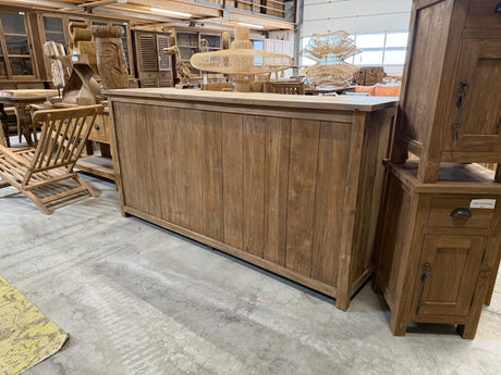 Teak opbergkist - 190x42x98cm