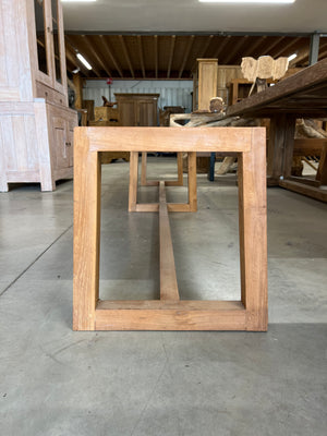 Teak bank - 280x40x45cm