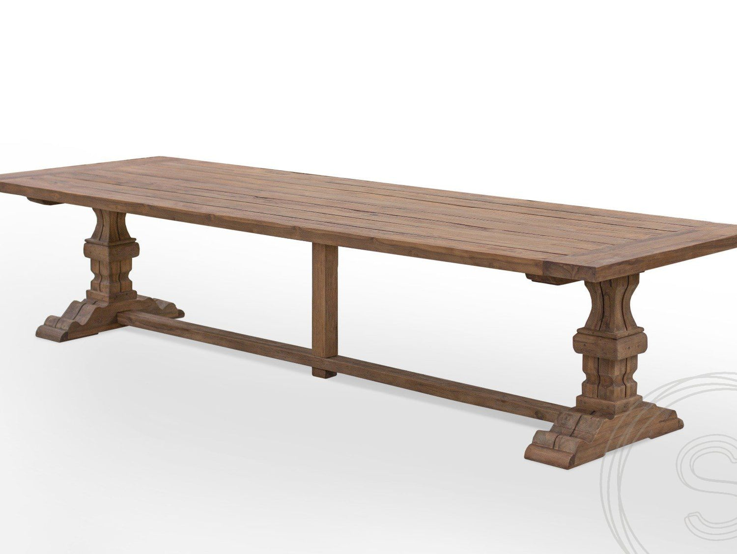 Klooster tuintafel 400 x 100 - Souren Meubels