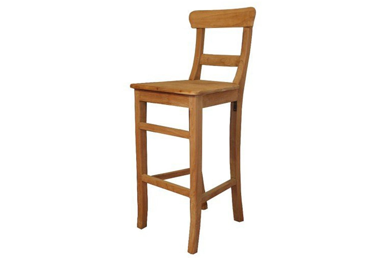 Teak barkruk Mariotto - Souren Meubels