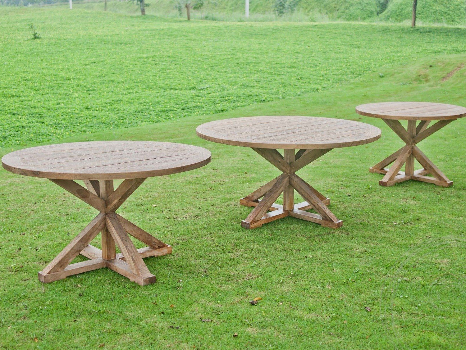 Ronde tuintafel 180cm Cross - Souren Meubels