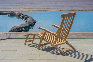 Teak deckchair 2 x