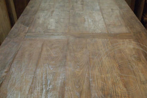 Teak tafel 350 x 120 oud hout