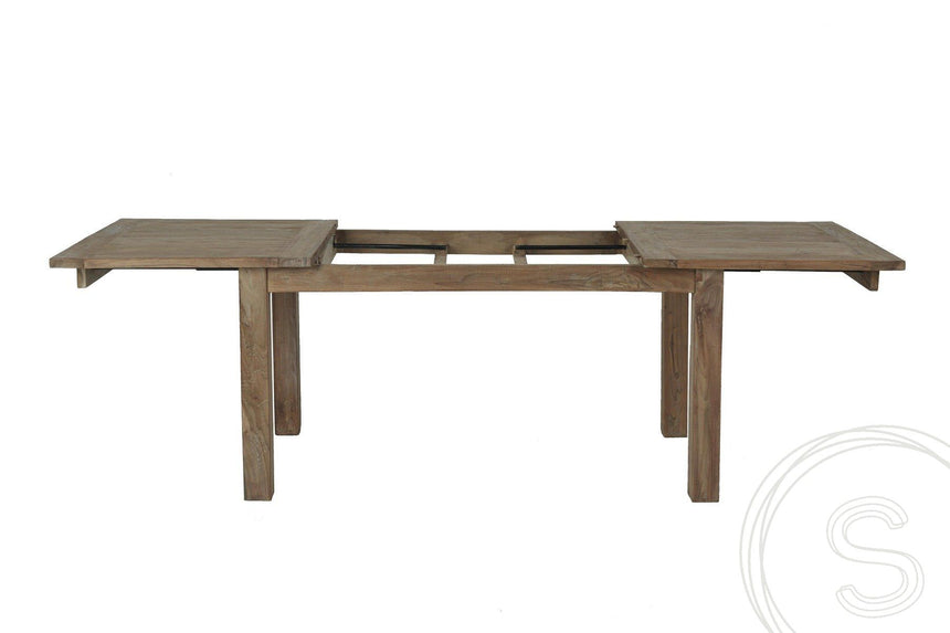 Teak tafel uitschuifbaar 160-210-260x100