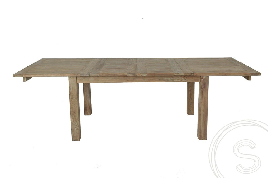 Teak tafel uitschuifbaar 180-230-280x100