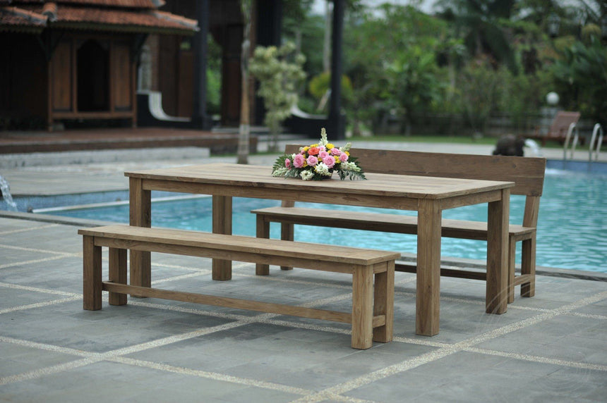 Teak bank 180cm Sandaran