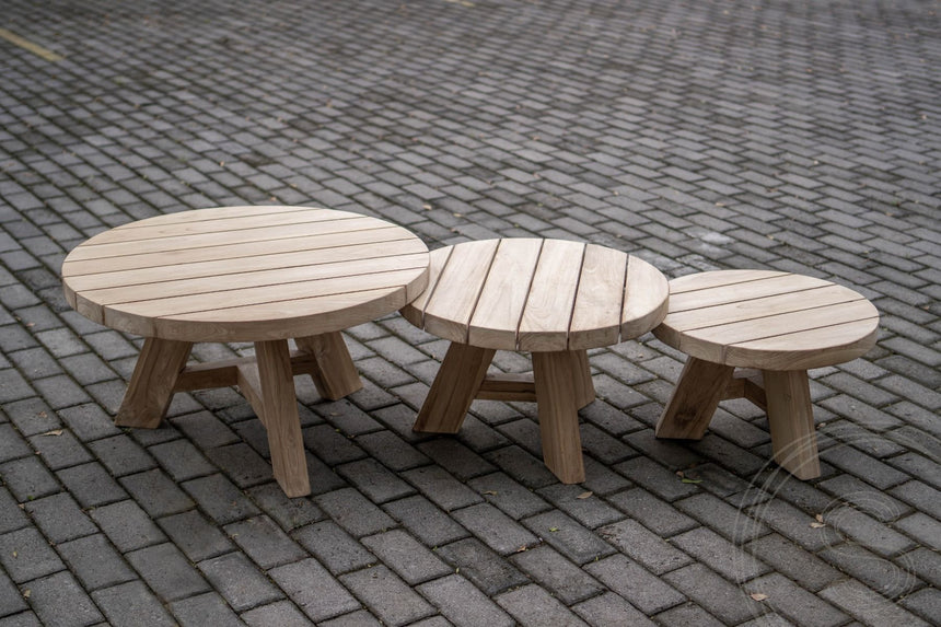 Teak coffeetables Algarve