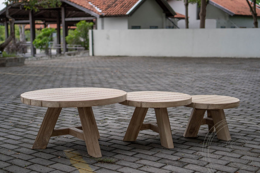 Teak coffeetables Algarve