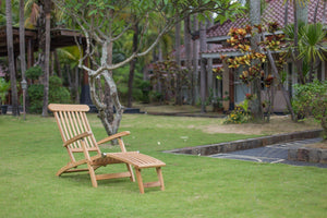 Teak deckchair