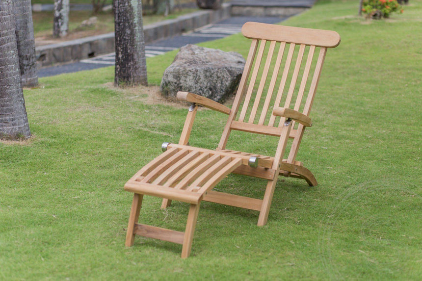 Teak deckchair