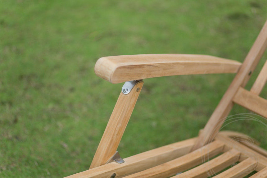 Teak deckchair