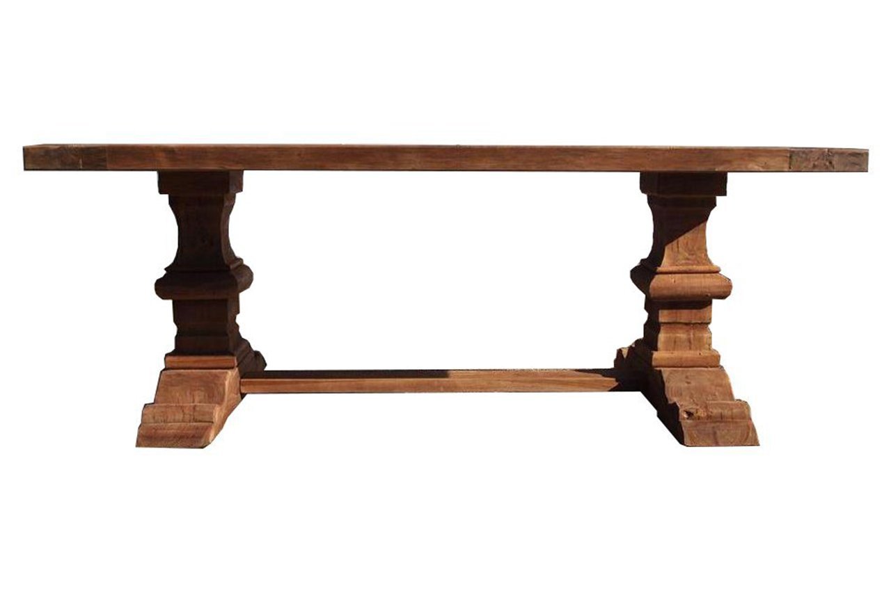 Teak kloostertafel 160x90 - Souren Meubels