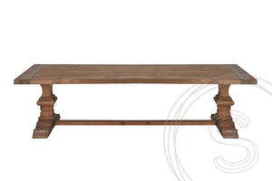 Teak kloostertafel 240x100