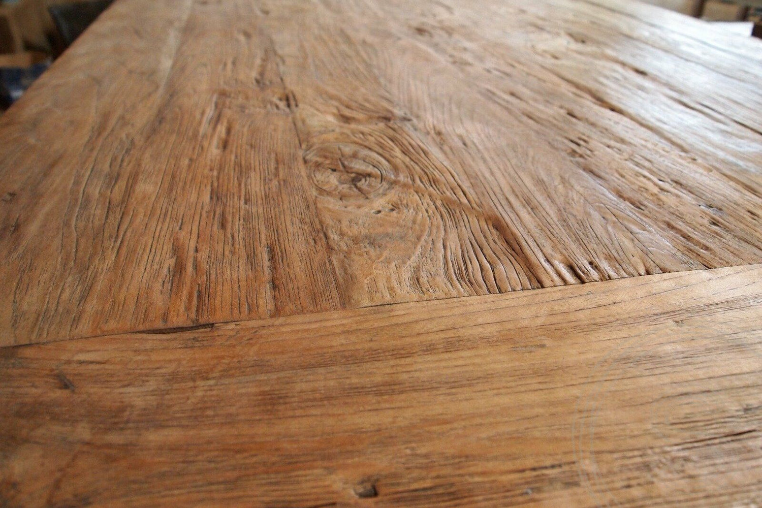 Teak kloostertafel 300x100 - Souren Meubels