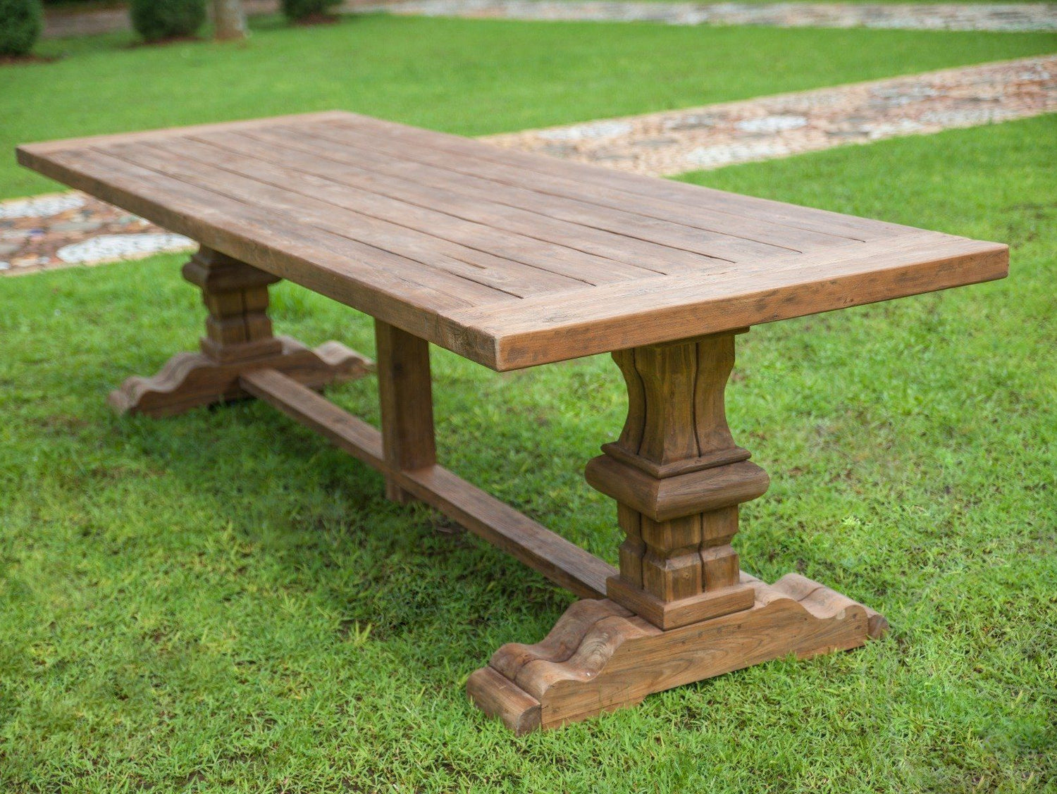 Klooster tuintafel 400 x 100 - Souren Meubels