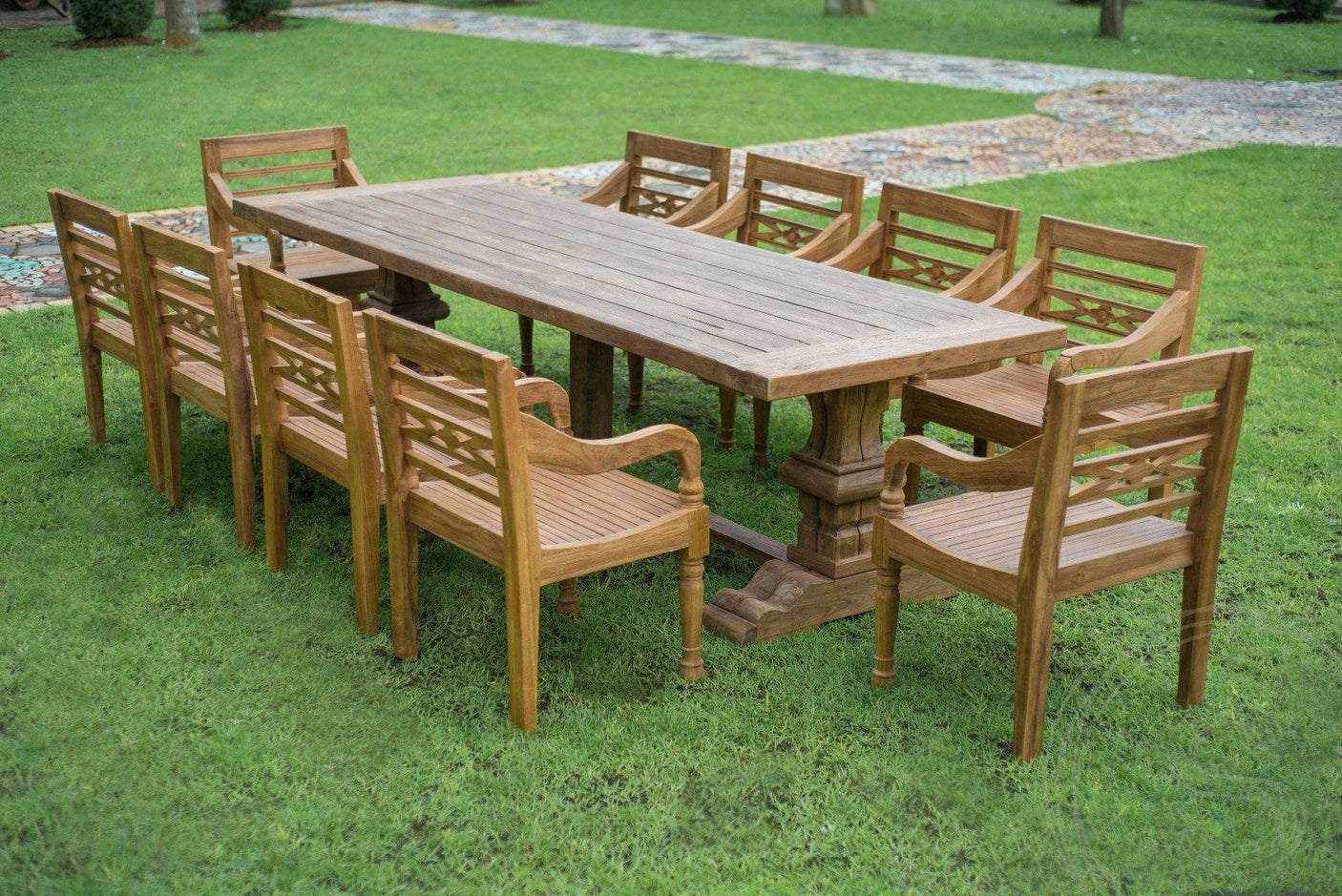Klooster tuintafel 400 x 100