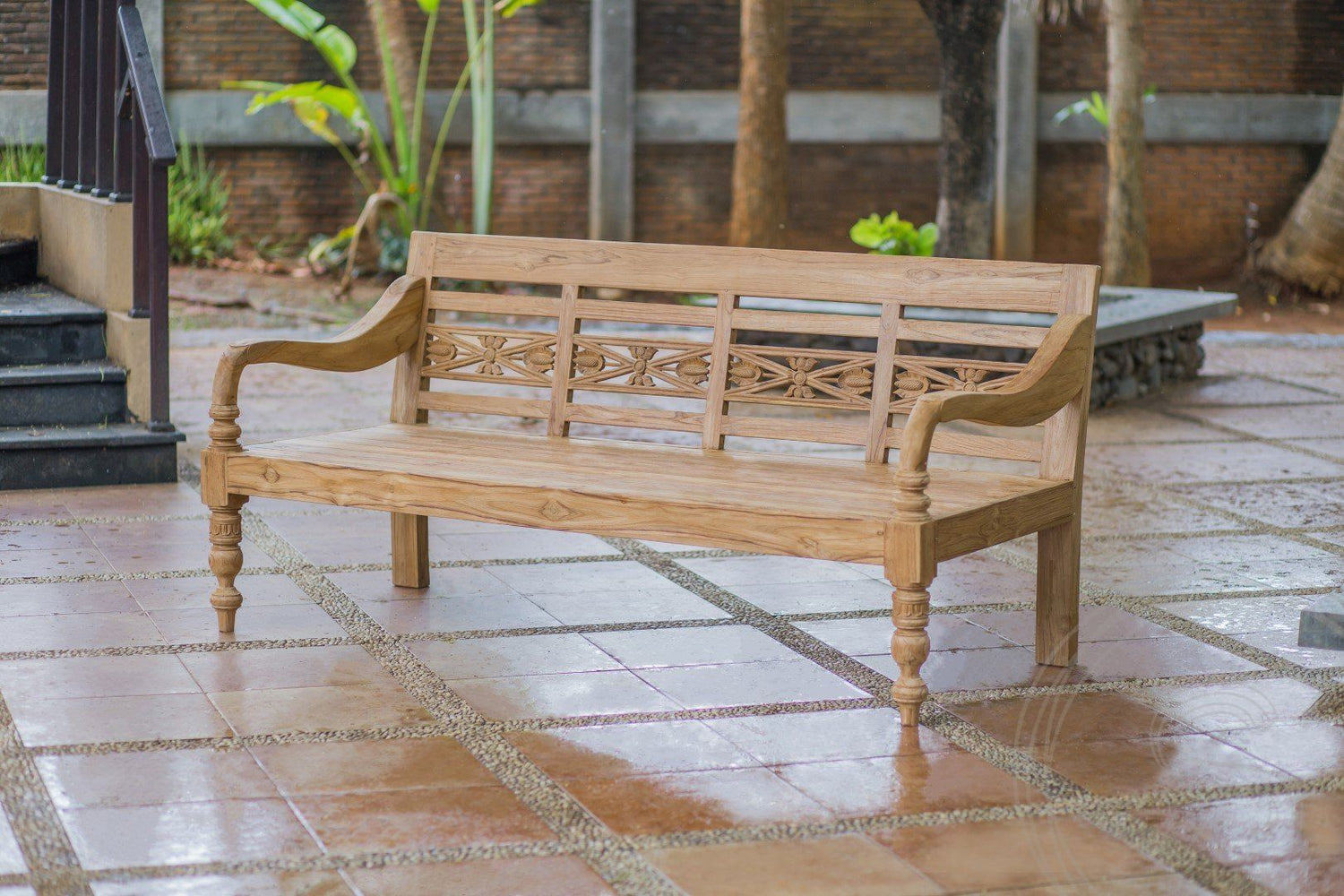 Lounge stationsbank 230cm XL - Souren Meubels