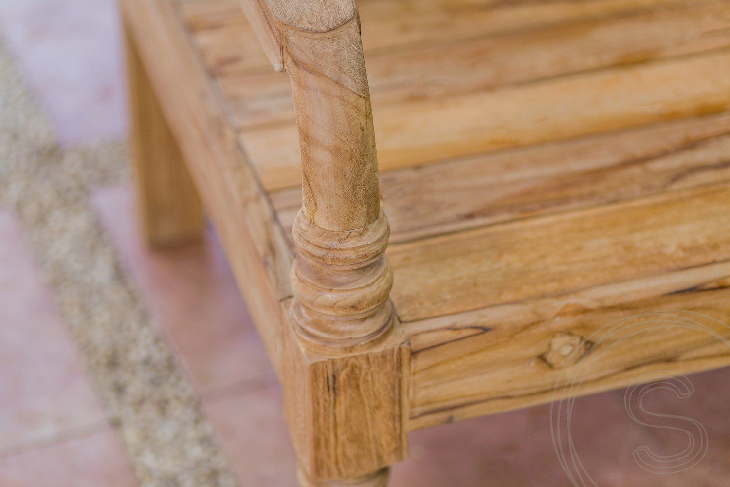 Lounge stationsbank 120cm XL