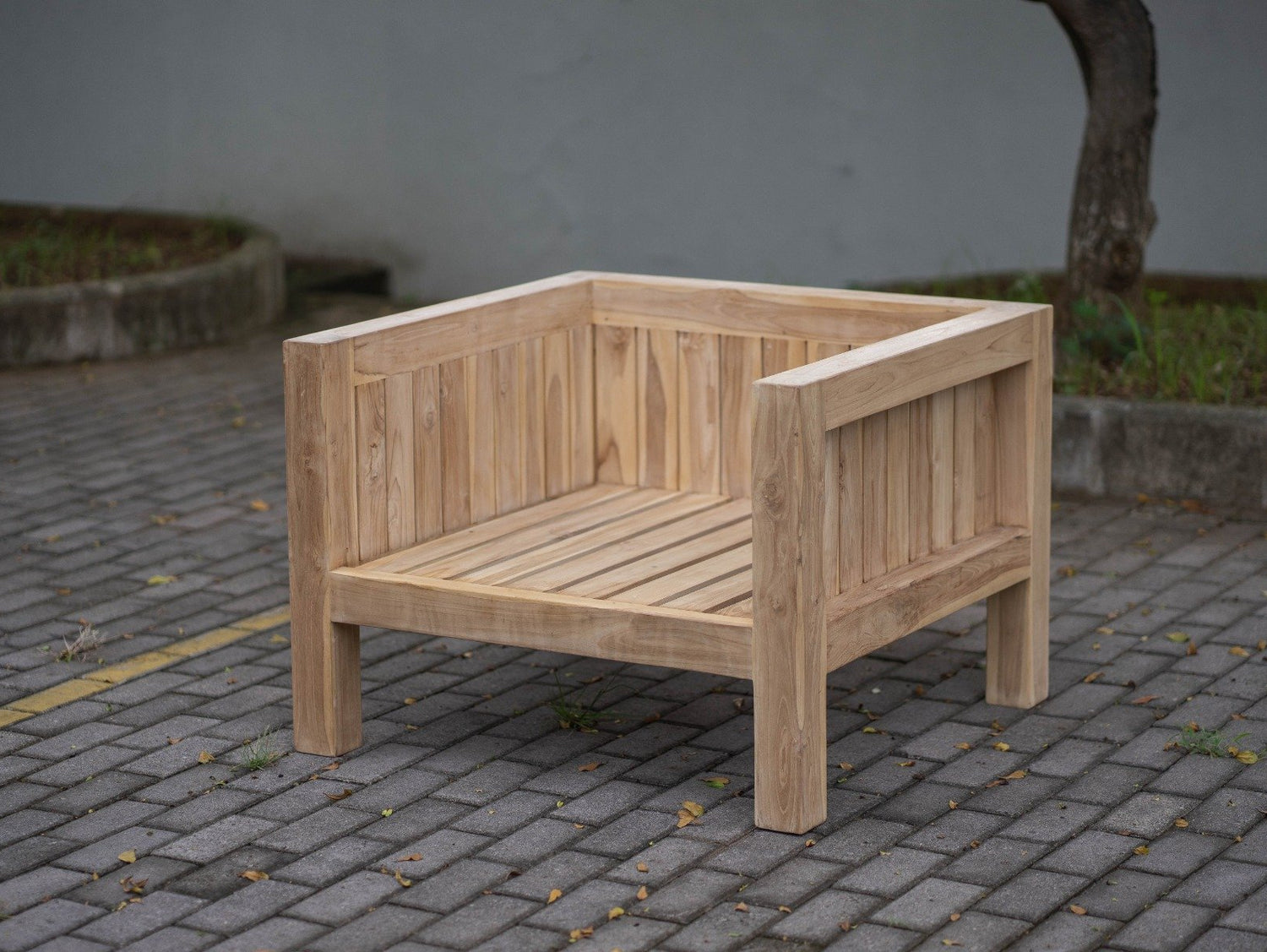 Teak Loungestoel Algarve - Souren Meubels