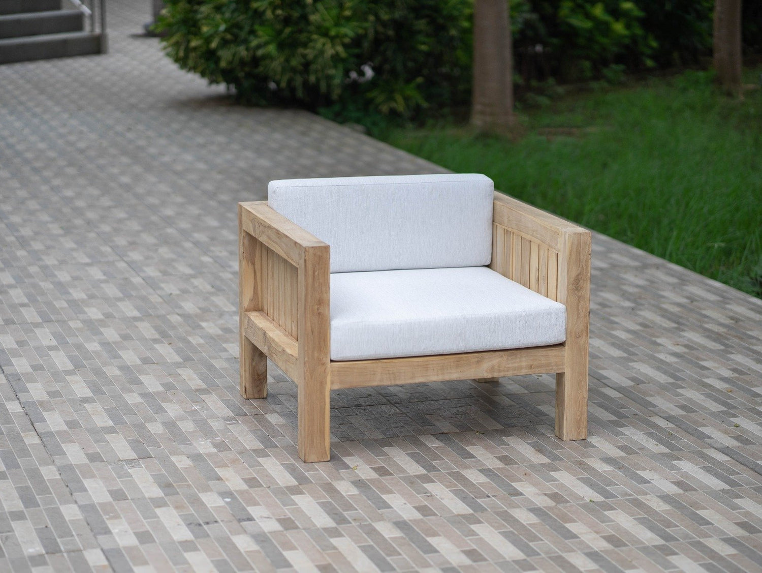 Teak Loungestoel Algarve - Souren Meubels