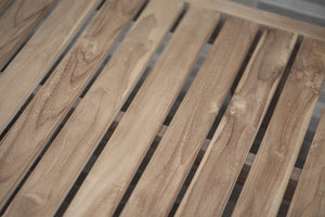 Teak lounger Algarve met wielen