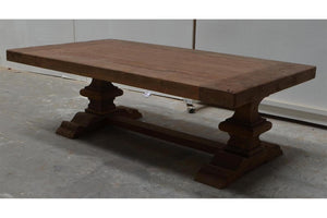 Teak klooster salontafel 120x80cm