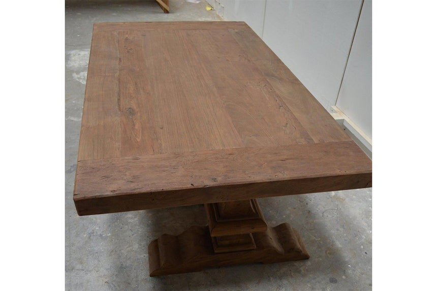 Teak klooster salontafel 120x80cm