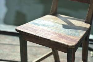 teak stoel mariotto paint