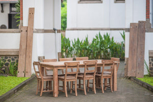 Teak tafel 200 x 100 oud hout