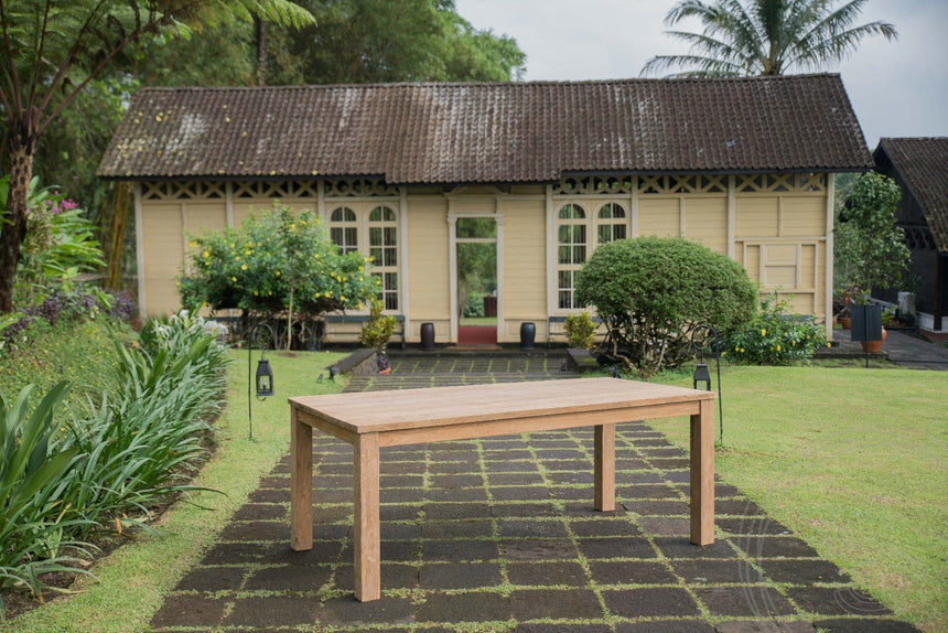 Teak tafel 200x100 cm