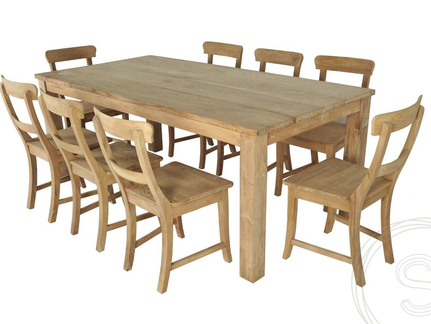 Teak tafel 200x100 cm - Souren Meubels