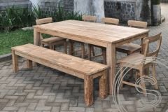 Teak tafel 200x100 cm - Souren Meubels