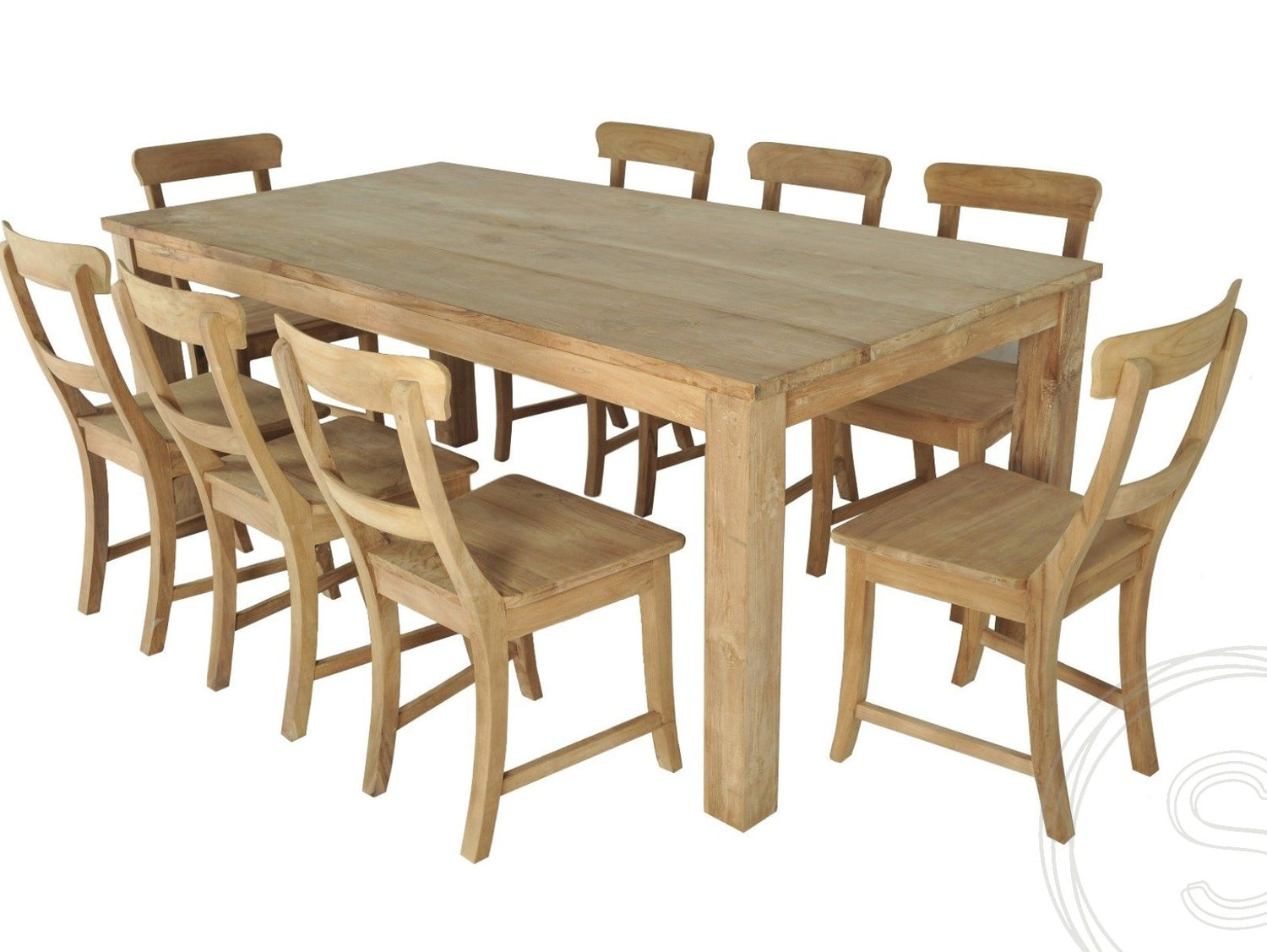 Teak tafel 200 x 90 - Souren Meubels