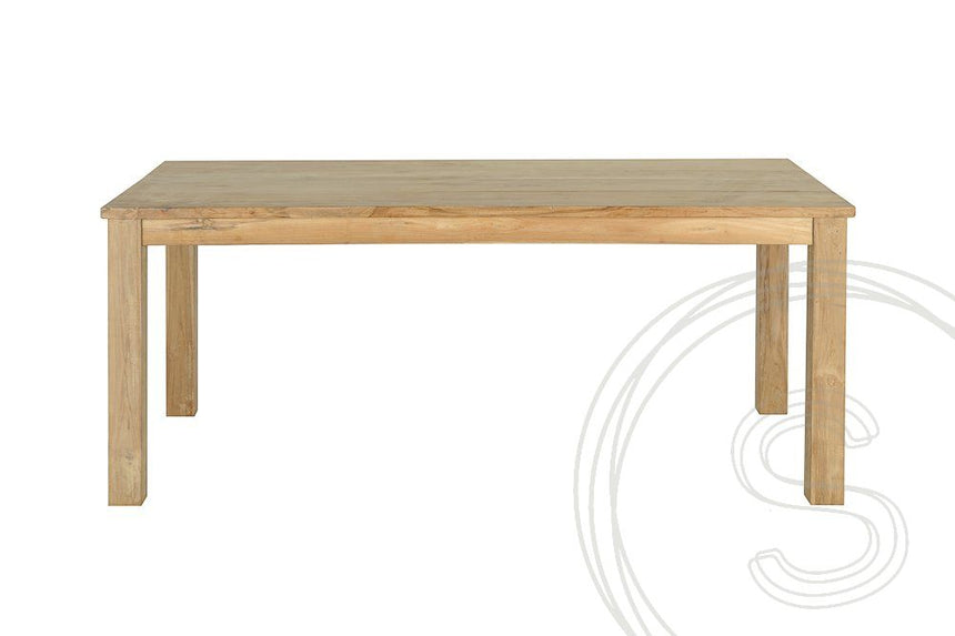 Teak tafel 200 x 90