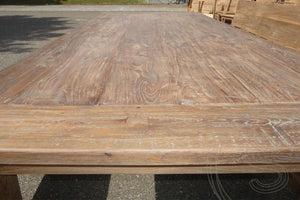 Teak tafel 240 x 100 cm oud hout