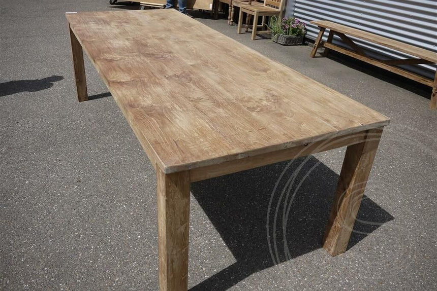 Teak tafel 260 x 100 cm