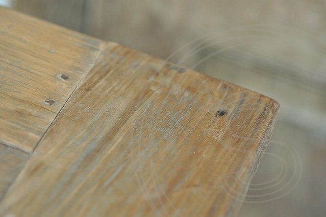 Teak tafel 300 x 100 cm oud hout - Souren Meubels