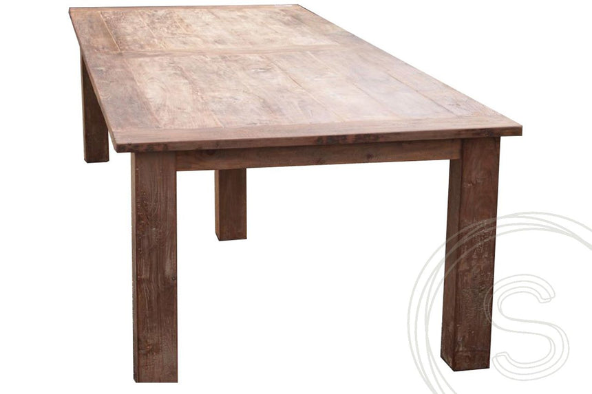 Teak tafel 320 x 120 oud hout