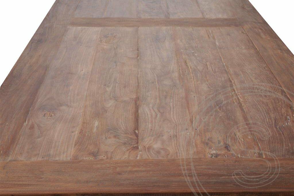Teak tafel 320 x 120 oud hout - Souren Meubels