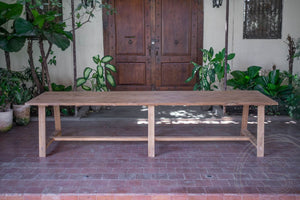 Teak Tafel 350x105cm