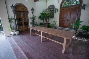 Teak Tafel 350x105cm