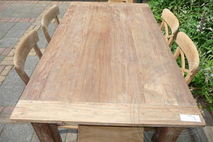 Teak tafel 160 x 90 oud hout