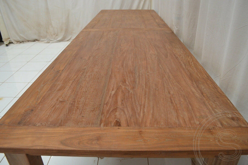 Teak tafel 350 x 100 oud hout