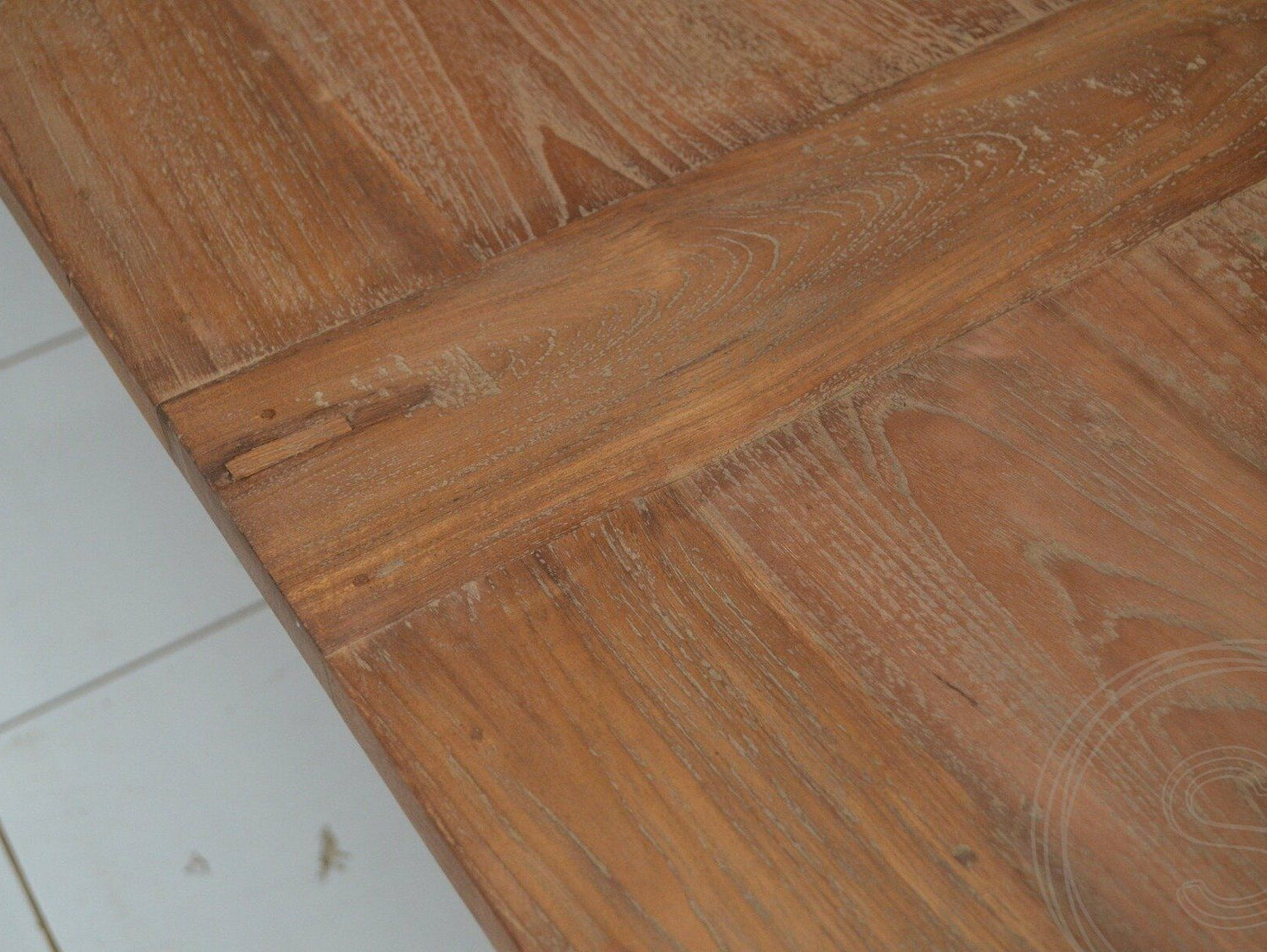 Teak tafel 300 x 120 oud hout