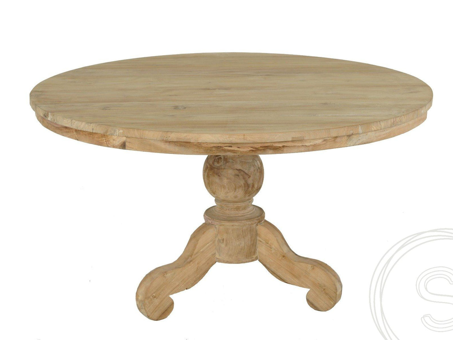 Teak tafel rond 170cm