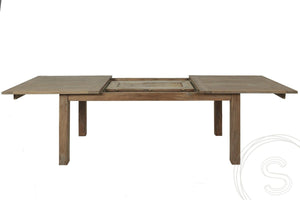 Teak tafel uitschuifbaar 200-250-300x100 cm