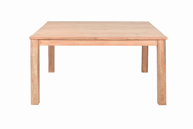 teak tafel vierkant 140x140cm