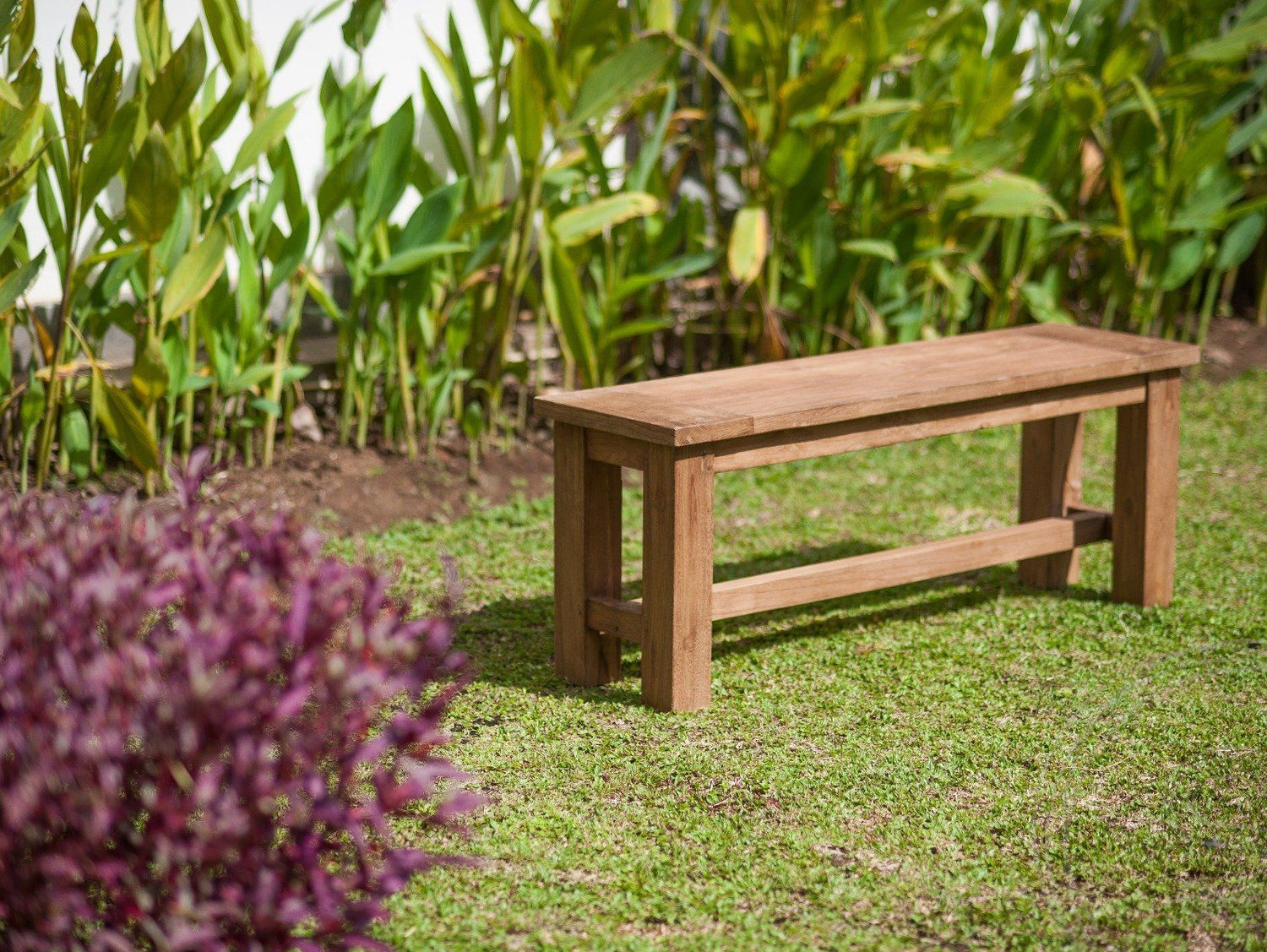 Teak tuinbank 100cm