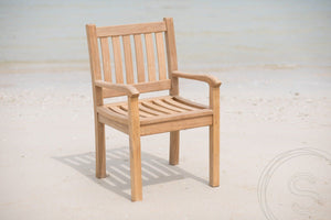 Teak tuintafel 240x100cm + 8 beaufort stoelen