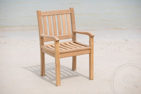 Teak tuintafel 240x100cm + 8 beaufort stoelen